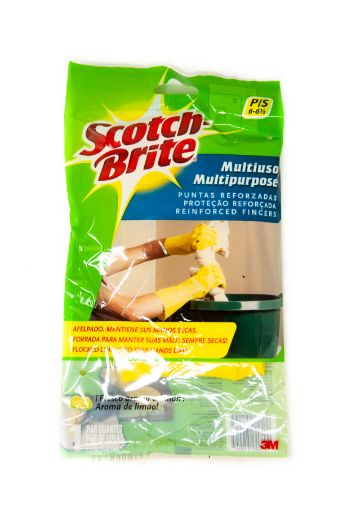 Imagen de GUANTE SCOTCH BRITE MULTIUSO TALLA S AROMA LIMÓN 1 UND