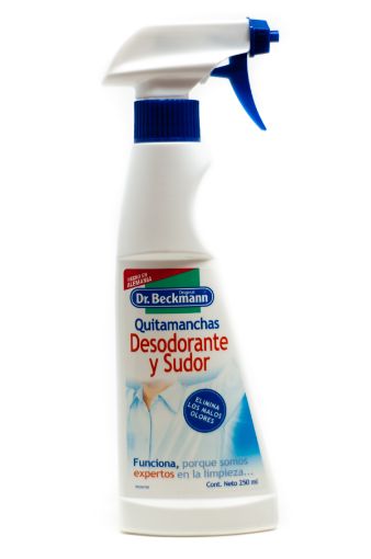 Imagen de QUITA MANCHAS DR BECKMANN PARA ROPA MACHAS DE DESODORANTE Y SUDOR 250 ML 