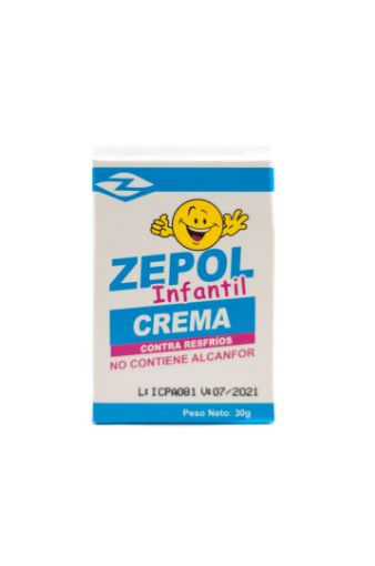 Imagen de ZEPOL INFANTIL CREMA CONTRA RESFRIOS 30 G