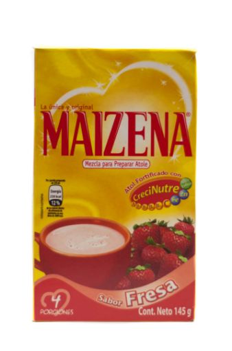 Imagen de FECULA DE MAÍZ MAÍZEMA SABOR FRESA 4 PORCIONES 145 G