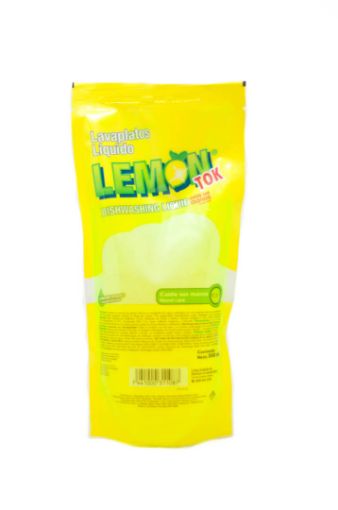 Imagen de LAVAPLATOS LEMON LÍQUIDO BOLSA 500 ml 