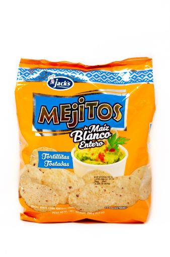 Imagen de TORTILLAS JACK'S MEJITOS DE MAIZ BLANCO  250.00 G