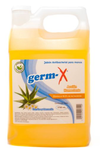 Imagen de JABON LIQUIDO GERM-X MATA GERMENES  3785,00 ml 