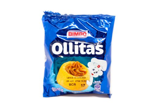 Imagen de QUEQUE BIMBO OLLITAS RELLENO DE DULCE DE LECHE 65 G