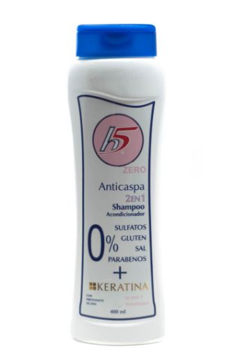 Imagen de SHAMPOO H5 2 EN 1 ANTICASPA 400.00 ML