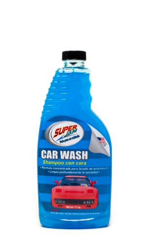 Imagen de SHAMPOO SUPER JAM PARA AUTO CON CERA 500.00 ML