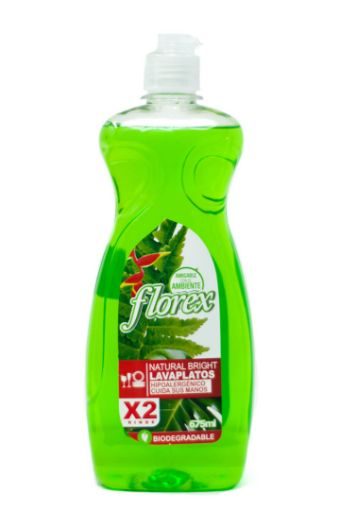 Imagen de LAVAPLATOS FLOREX LÍQUIDO LIMÓN 675 ml 