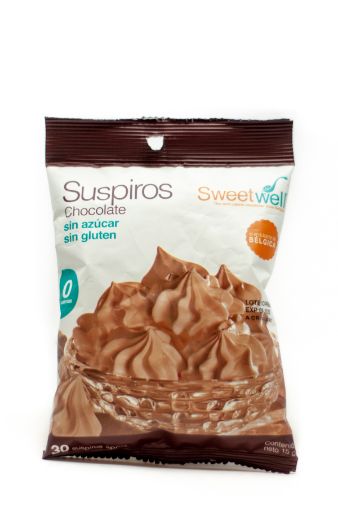 Imagen de SUSPIROS SWEETWELL CHOCOLATE SIN AZÚCAR 15 G