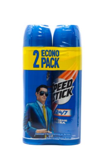 Imagen de OFERTA SPEED STICK - 2 UND DESODORANTE 24/7 PARA HOMBRE EN AEROSOL 1500 ML