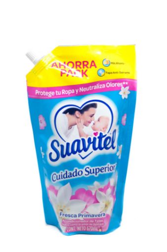 Imagen de OFERTA SUAVIZANTE  SUAVITEL FRESCA PRIMAVERA AHORRA PACK 670 ml 