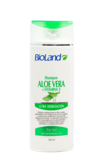 Imagen de SHAMPOO BIOLAND ALOE VERA+VITAMINA E 440 ml 