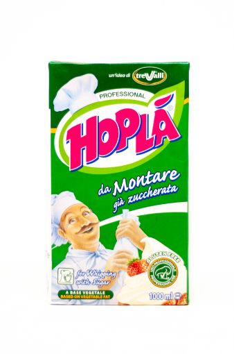 Imagen de CREMA LIQUIDA TREVALLI HOPLA FOR WHIPPING CON AZÚCAR 1000.00 ML