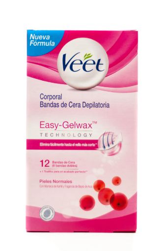 Imagen de BANDAS DEPILATORIAS VEET CORPORALES PIEL NORMAL 12 UND