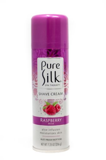 Imagen de ESPUMA DE AFEITAR PURE SILK RASPBERRY MIST 206 g 