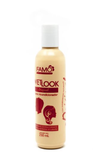 Imagen de FIJADOR PARA CABELLO FAMO WET LOOK 250 ml 