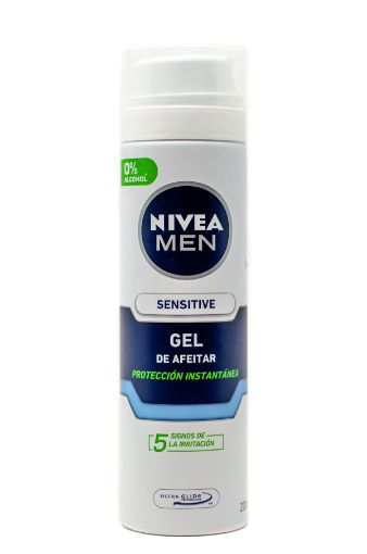 Imagen de ESPUMA DE AFEITAR NIVEA FOR MEN SENSITIVE GEL 200.00 ML