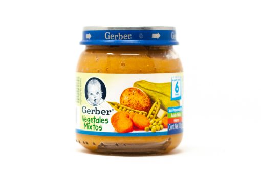 Imagen de COLADO GERBER VEGETALES MIXTOS EN FRASCO 113.00 G