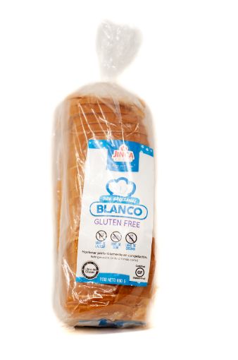 Imagen de PAN CUADRADO JINCA FOODS BLANCO ARTESANAL SIN GLÚTEN 700.00 G