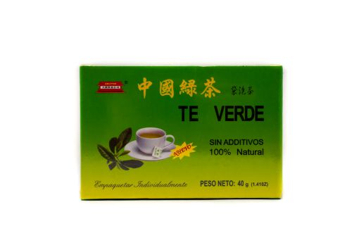 Imagen de TÉ VERDE CHY FU ANCYFER SIN ADITIVOS 100% NATURAL 20 UND 40.00 g 