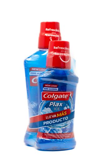 Imagen de OFERTA COLGATE ENJUAGUE PLAX ICE 500 ML + ENJUAGUE PLAX ICE 250 ML