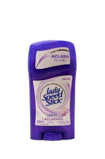 Imagen de DESODORANTE LADY SPEED STICK STICK  DERMA + ACLARADO NACAR PARA MUJER EN BARRA 45.00 G