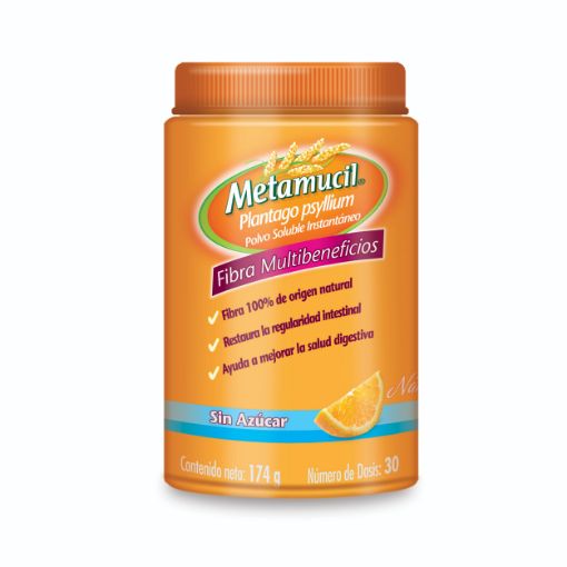 Imagen de FIBRA METAMUCIL SABOR NARANJA 174 G