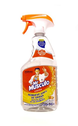 Imagen de LIMPIADOR  MR MUSCULO LIQUIDO PARA COCINA AROMA NARANJA  650 ml 