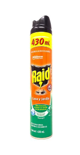 Imagen de INSECTICIDA RAID CASA JARDIN EUCALIPTO 430 ml 