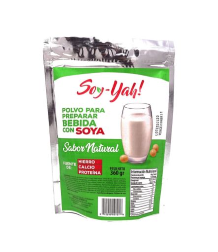 Imagen de BEBIDA SOY-YAH DE SOYA SABOR NATURAL  360.00 g 