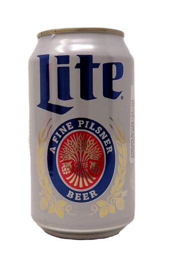 Imagen de CERVEZA LIGHT MILLER LITE LATA 355 ML