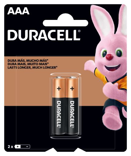 Imagen de BATERIA DURACELL AAA 2 UND