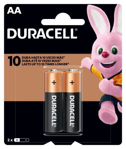 Imagen de BATERIA DURACELL AA 2 UND