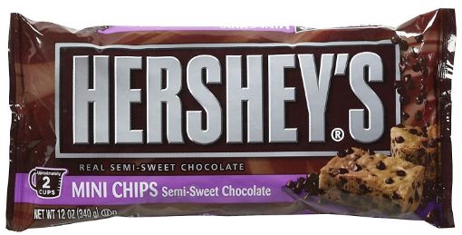 Imagen de CHISPAS DE CHOCOLATE SEMIDULCE HERSHEYS MINI CHIPS 340 G