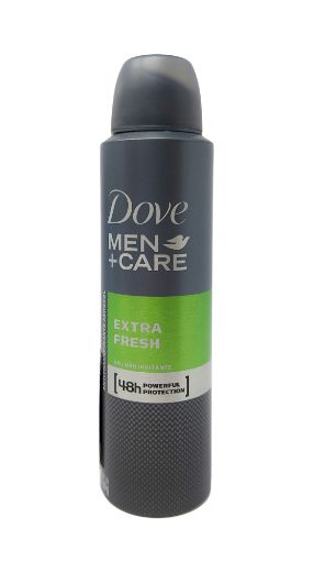 Imagen de DESODORANTE DOVE + CARE EXTRA FRESH PARA HOMBRE EN AEROSOL 150.00 ML