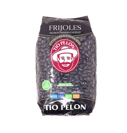 Imagen de FRIJOL NEGRO TIO PELON COSECHA ESPECIAL 99.5% LIMPIO Y ESCOGIDO 800 G