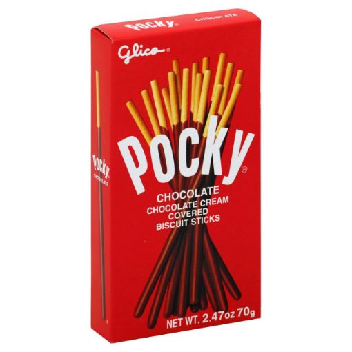 Imagen de BISCUITS STICKS GLICO POCKY CUBIERTOS DE CREMA CHOCOLATE 70 G