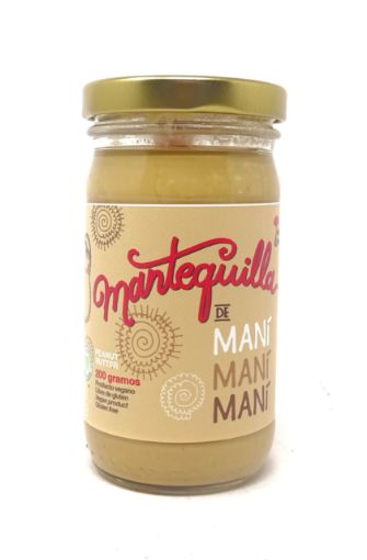 Imagen de MANTEQUILLA DE MANÍ TIERRA GOURMET SIN GLUTEN 200 G