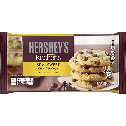 Imagen de CHISPAS DE CHOCOLATE SEMIDULCE HERSHEYS KITCHENS 340 G