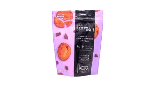 Imagen de GALLETAS SWEETWELL CON CHISPAS DE CHOCOLATE GLUTEN FREE 90 g 