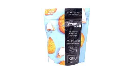 Imagen de GALLETAS SWEETWELL KETO DE COCO GLUTEN FREE 90 g 