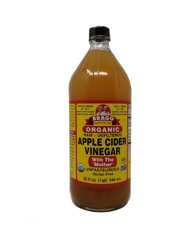 Imagen de VINAGRE BRAGG ORGÁNICO DE MANZANA BOTELLA 946 ML