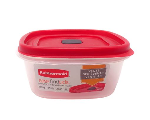 Imagen de RECIPIENTE PLASTICO RUBBERMAID CON VENTANA DE VENTILACION 5 TAZAS 