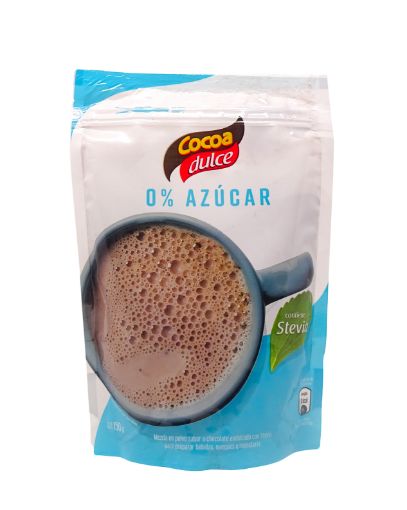 Imagen de MEZCLA COCOA DULCE EN POLVO 0% AZUCAR CON STEVIA 150 g 