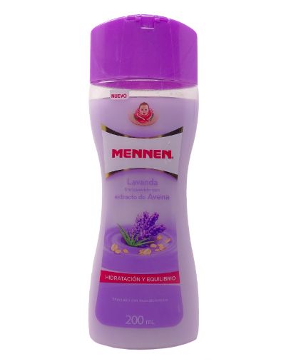 Imagen de SHAMPOO PARA BEBE MENNEN CON ACONDICIONADOR AROMA LAVANDA CON EXTRACTO DE A 200 ml 