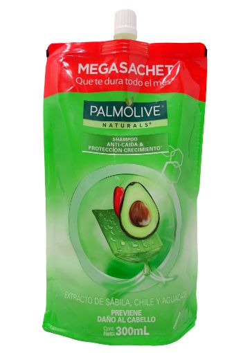 Imagen de SHAMPOO  PALMOLIVE NATURALS ANTI CAIDA & PROTECCION CRECIMIENTO SABIL 300 ml 