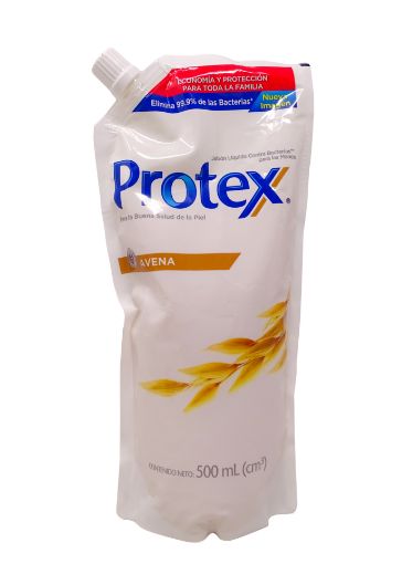 Imagen de JABON LIQUIDO PARA MANOS  PROTEX AVENA DOY PACK  500 ml 