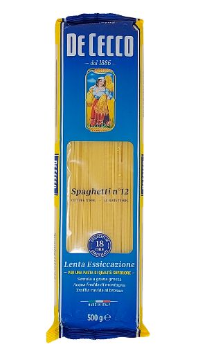 Imagen de PASTA DE CECCO SPAGUETTI #12 500 g 