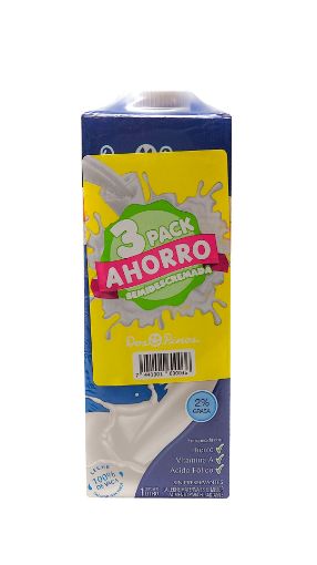 Imagen de OFERTA  DOS PINOS 3000 ML - 3 UND LECHE SEMIDESCREMADA  