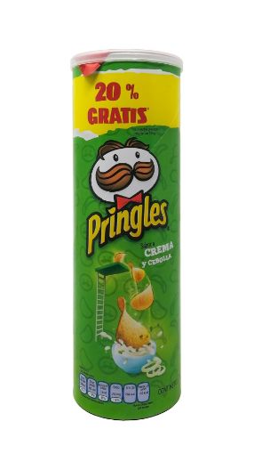 Imagen de OFERTA PAPAS TOSTADAS PRINGLES CREMA Y CEBOLLA 20% MAS  149 g 