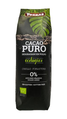 Imagen de CACAO  TORRAS PURO DESGRASADO EN POLVO ECOLOGICO 0% AZUCAR AÑADI 150.00 g 